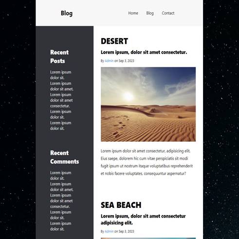 Simple blog